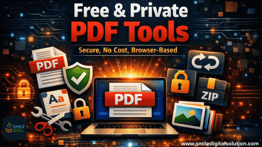 Discover free, fully private PDF tools by ToolkitsPlus — merge, convert, compress, and protect documents securely in your browser.