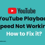 YouTube playback speed control issue on Android