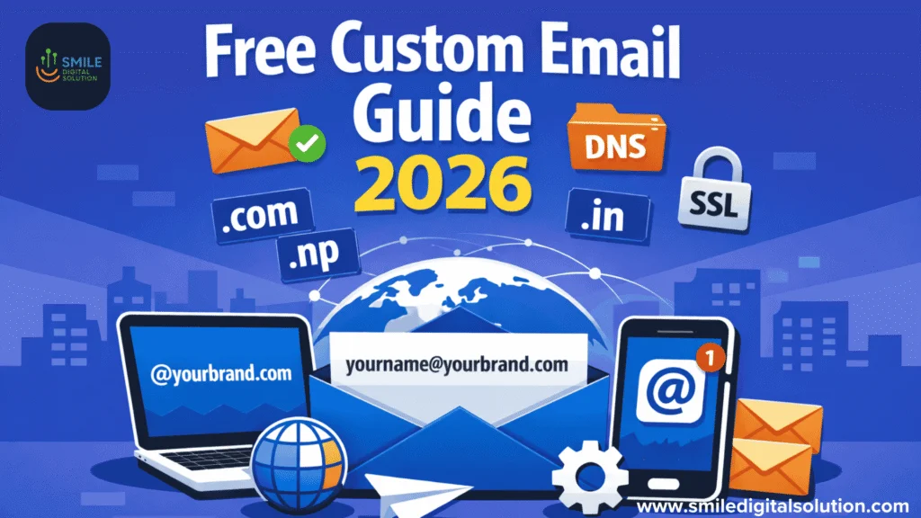 Free Custom Email with Your Name Or Company Name